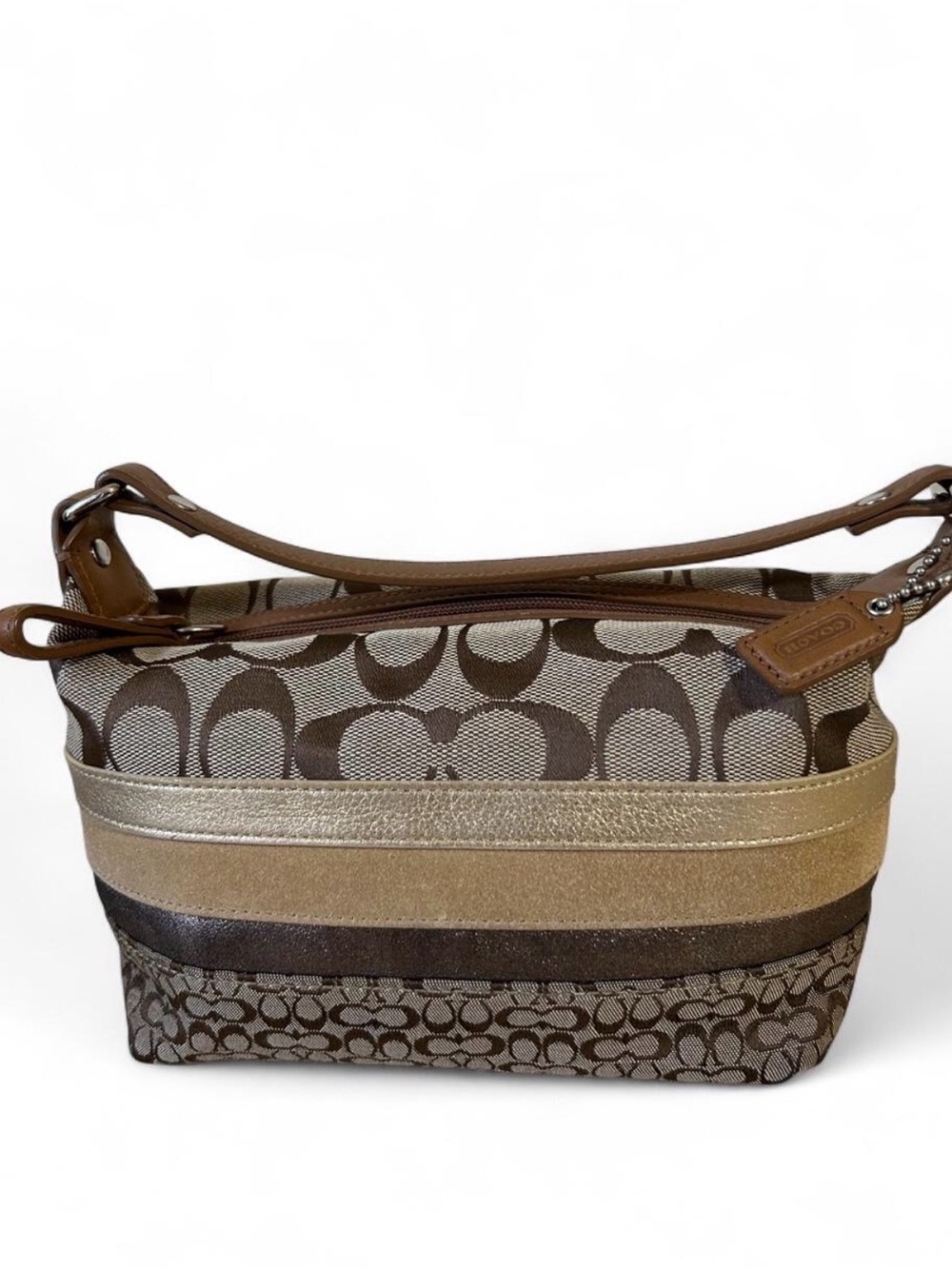 Coach Signature Soufflette Handbag
